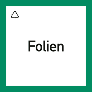 Wertstoffkennzeichnung "Folien"