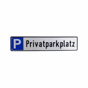 Schild Privatparkplatz