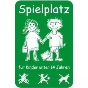 Spielplatz für Kinder unter 14 Jahren