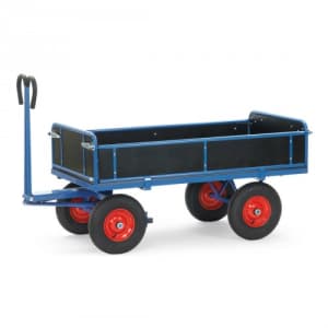 Handpritschenwagen mit Bordwänden - Tragkraft 420 / 490 kg