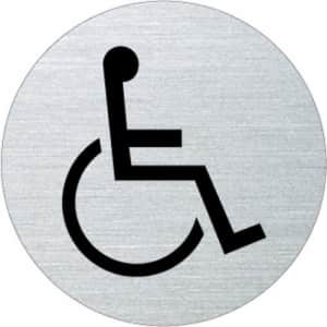 Piktogramm - Rollstuhlfahrer (rund)