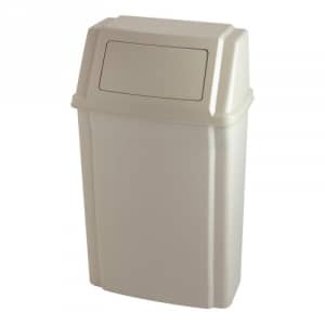 Wand-Abfallbehälter SLIM JIM mit Druckdeckel, Rubbermaid - Inhalt 56,8 Liter