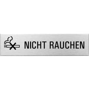 Textschild+Symbol - Nicht rauchen