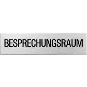 Textschild - Besprechungsraum (eckig)