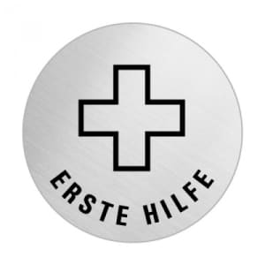 Textschild+Symbol - Erste Hilfe