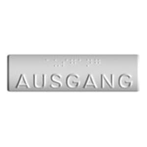 Hochwertiges Handlaufschild - AUSGANG
