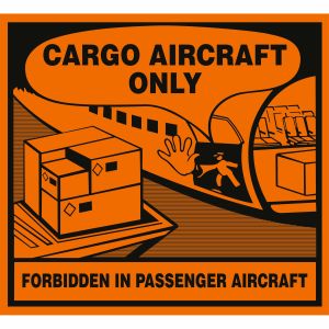 Transportkennzeichen Cargo Aircraft Only (CAO)