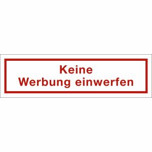 Keine Werbung einwerfen