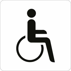Piktogramm - Rollstuhlfahrer