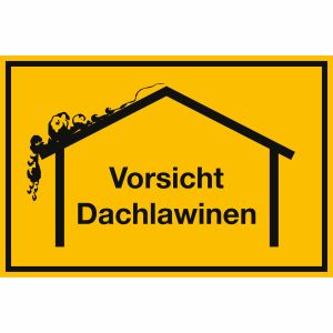 Vorsicht Dachlawinen