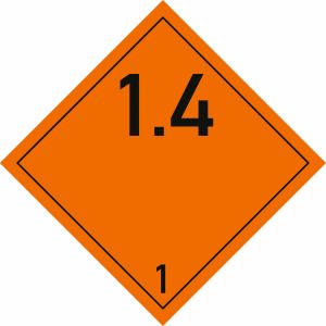 Gefahrgutetiketten Klasse 1, Unterklasse 1.4