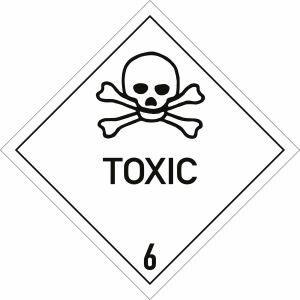 Gefahrgutetiketten Klasse 6.1 - Toxic
