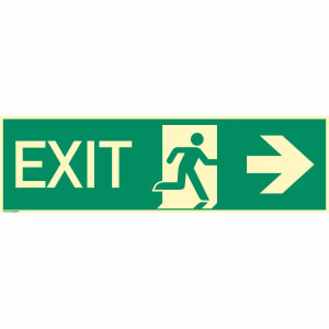 EXIT rechts nach ISO 16069