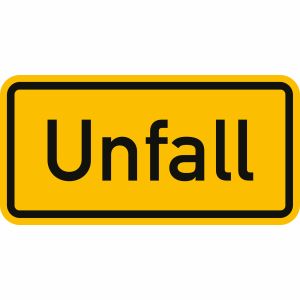 Unfall reflektierend