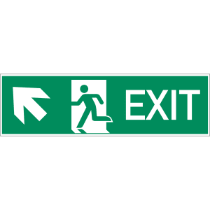 EXIT links aufwärts nach ISO 16069