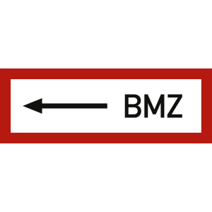 BMZ linksweisend nach DIN 4066