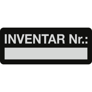 Inventaretiketten, selbstklebend