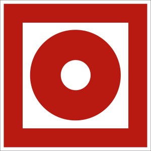 Brandmelder manuell nach ASR A 1.3 (2007), (BGV A8 F 08)