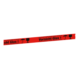Paketband / Verpackungsband mit Warnhinweisen