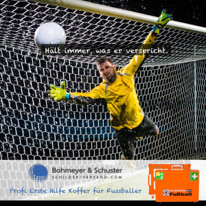 Erste-Hilfe-Koffer-Fussball Keeper Torwart