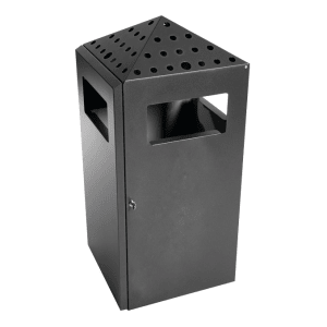 Abfalleimer inkl. Ascher PYRAMIDE - Inhalt 75 Liter
