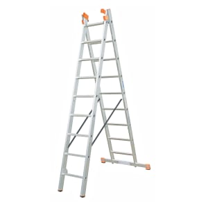 Sprossen-Vielzweckleiter MONTO Tribilo, treppengängig