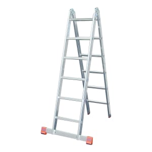 Sprossen-Gelenk-Doppelleiter MONTO TriMatic