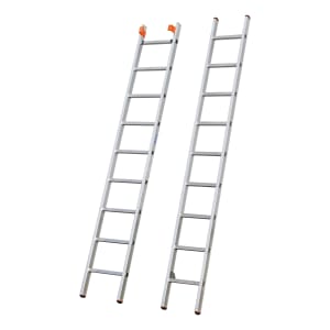 Sprossen-Schiebeleiter MONTO Fabilo, zweiteilig