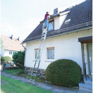 Sprossen-Schiebeleiter MONTO Fabilo, zweiteilig