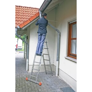 Sprossen-Gelenk-Doppelleiter MONTO TriMatic