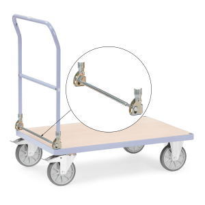 Klappmechanismus für Plattformwagen
