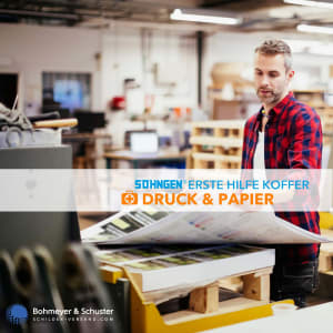 Erste-Hilfe-Koffer Druck und Papier DIN 13157 / ASR A4.3 - Söhngen® Beruf Spezial