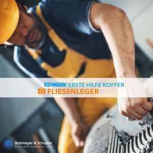 Erste Hilfe Koffer Fliesenleger DIN 13157 / ASR A4.3 - Söhngen® DIREKT