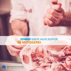 Erste Hilfe Koffer Metzgerei DIN 13157 / ASR A4.3 - Söhngen® DIREKT