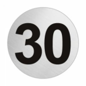 Türnummer - Nummer 0 bis 30