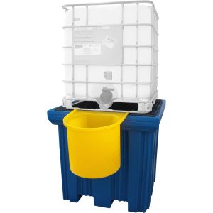 Abfüllbehälter für Auffangwanne aus PE für 1000-Liter-Behälter