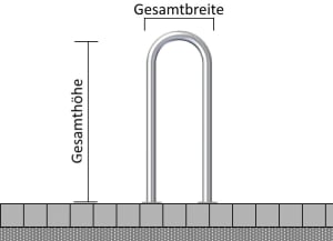 Universalbügel zum Baum- und Säulenschutz