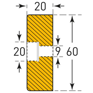 Prallschutz FLEXI Kantenschutz