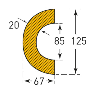 Prallschutz FLEXI Rohrschutz