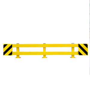 Rammschutzplanke Typ A als Regalanfahrschutz WACHTWERK X® FLEX aus Stahl