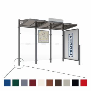 Wartehäuschen CONVI® mit Schaukasten