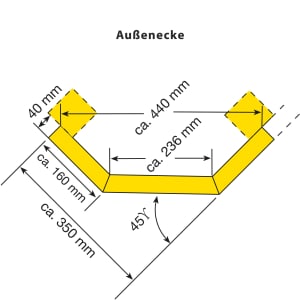 Rammschutzplanke WACHTWERK X® - Modulsystem EINS