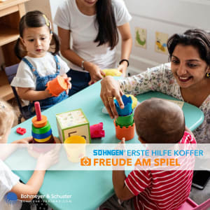 Erste-Hilfe-Koffer für frühkindliche Betreuung "Freude am Spiel" - Söhngen®