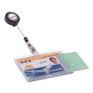 Doppelbox mit Ausweiskartenhalter, Durable (10er VPE)