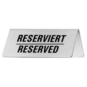 Tischschild - Reserviert/Reserved