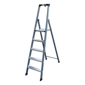 Stufen-Stehleiter MONTO SePro S, eloxiert