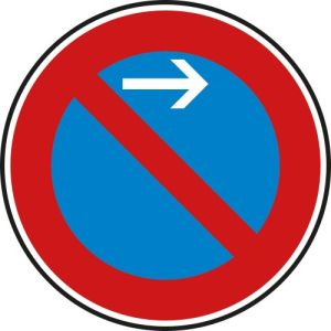 VZ 286-21 Schild Eingeschränktes Haltverbot Anfang - VZ 286-21