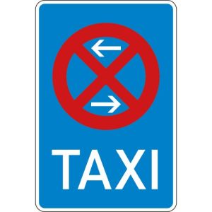 VZ 229-30 Verkehrsschild Taxi VZ 229-30 - Taxenstand Mitte