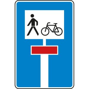 VZ 357-50 VZ 357-50 - Sackgasse - Verkehrsschild