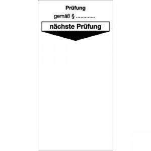 Grundplaketten - Prüfung gemäß § ..... nächste Prüfung